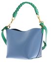 Ted Baker Wynola Woven Handle Colourblock Small Bag Blue Ted Baker Wynola Woven Handle Colourblock Small Bag Blue