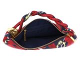 Ted Baker Isli Satin Statement Hardware Printed Hobo Ba Red
