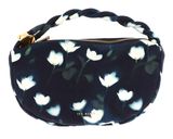 Ted Baker Isli Satin Statement Hardware Printed Hobo Ba Navy