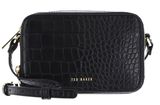 Ted Baker Stina Double Zip Croc Effect Mini Camera Bag Black Ted Baker Stina Double Zip Croc Effect Mini Camera Bag Black