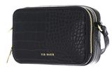 Ted Baker Stina Double Zip Croc Effect Mini Camera Bag Black Ted Baker Stina Double Zip Croc Effect Mini Camera Bag Black