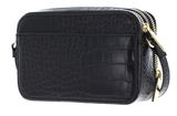 Ted Baker Stina Double Zip Croc Effect Mini Camera Bag Black Ted Baker Stina Double Zip Croc Effect Mini Camera Bag Black