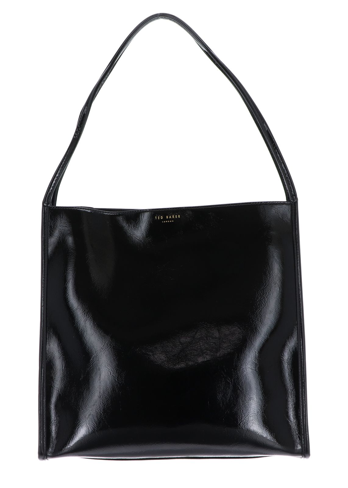 Ted Baker Baailey Thin Strap Crinkle Tote Bag L Black