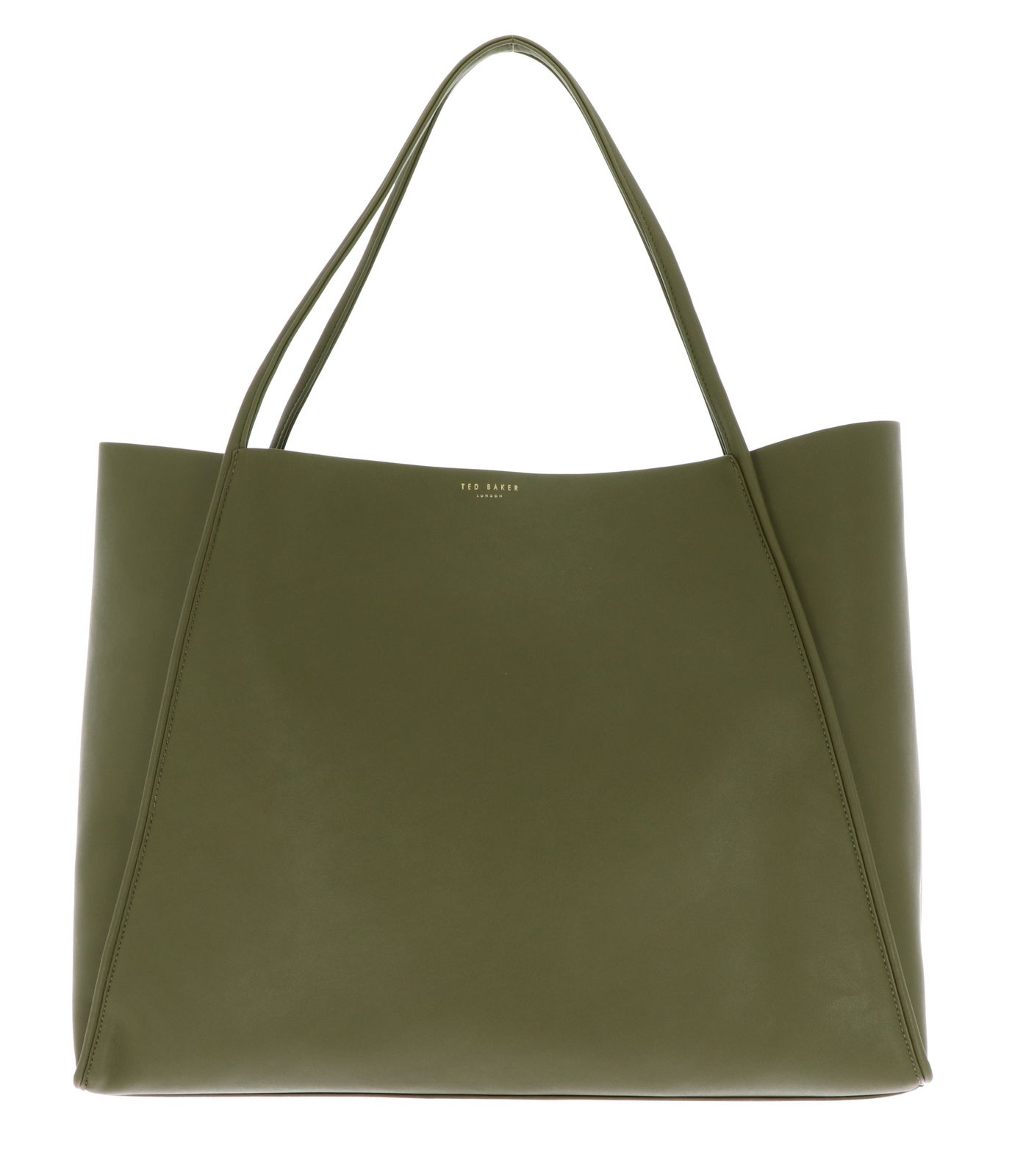 Ted Baker Thin Strap Oversized Large Slouchy Tote Khaki