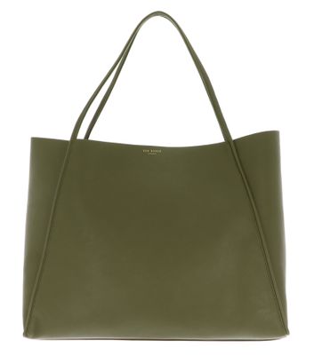 Ted Baker Thin Strap Oversized Large Slouchy Tote Khaki