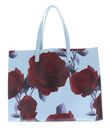Ted Baker Emberli Extra Large Rose Print Icon Bag XL Mid-Blue
