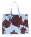 Ted Baker Emberli Extra Large Rose Print Icon Bag XL Mid-Blue