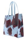 Ted Baker Elyzaa Large Rose Print Icon Bag L Mid Blue