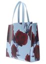 Ted Baker Elyzaa Large Rose Print Icon Bag L Mid Blue