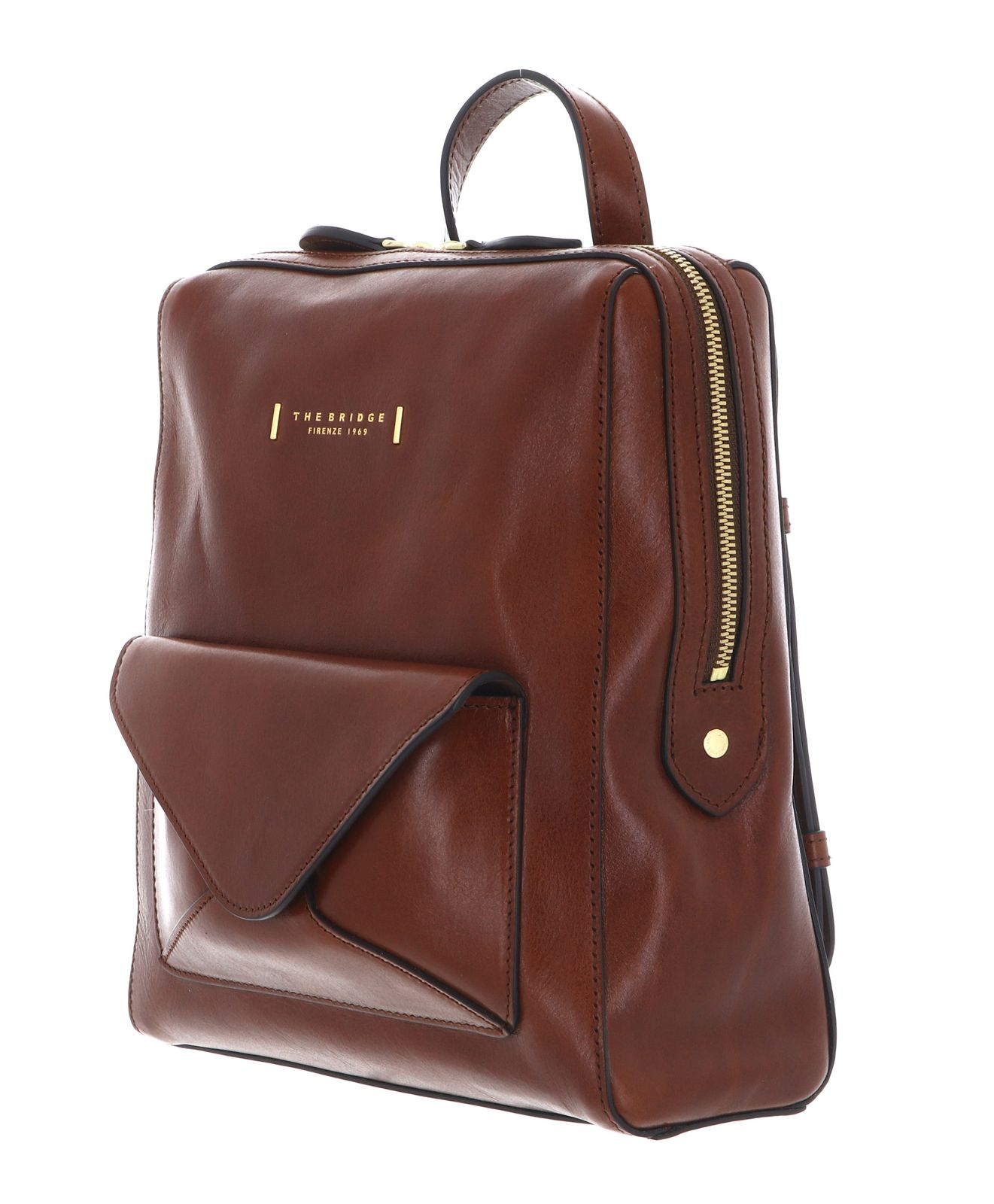 THE BRIDGE Frida Backpack Marrone 14 / Oro THE BRIDGE Frida Backpack Marrone 14 / Oro