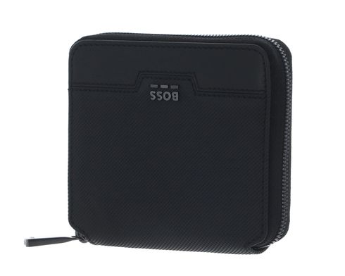 BOSS Cullen Zip Around Wallet Black
