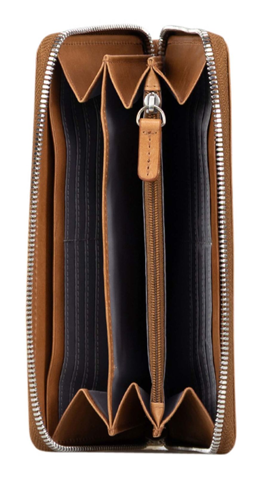 JOST Rana Zip Wallet Long Cognac JOST Rana Zip Wallet Long Cognac