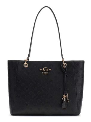 GUESS Dita Noel Satchel Black Logo