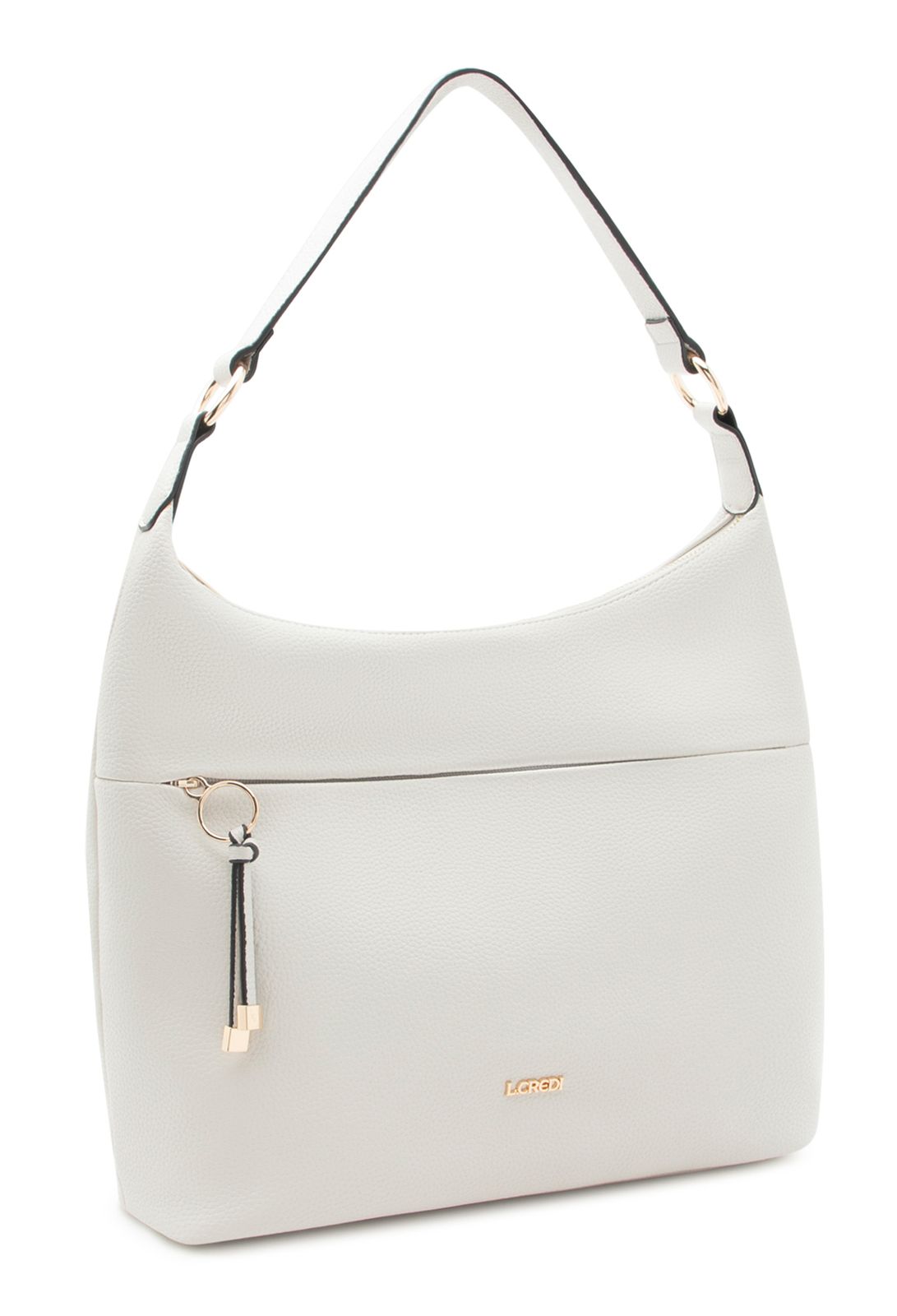 L.CREDI Maite Hobo Bag Light Gray L.CREDI Maite Hobo Bag Light Gray