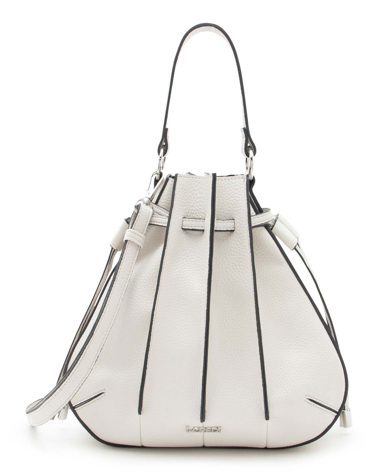 L.CREDI Rahmi Hobo Bag Light Gray