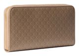 Calvin Klein Emblem Zip Around Wallet Desert Taupe
