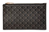 Calvin Klein Emblem Top Zip Cardcase Black