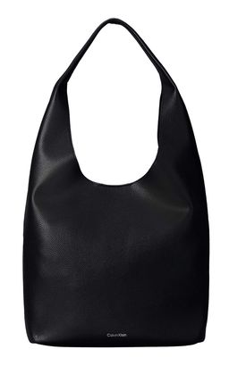 Calvin Klein Slouchy Pebble Shoulder Bag M Black