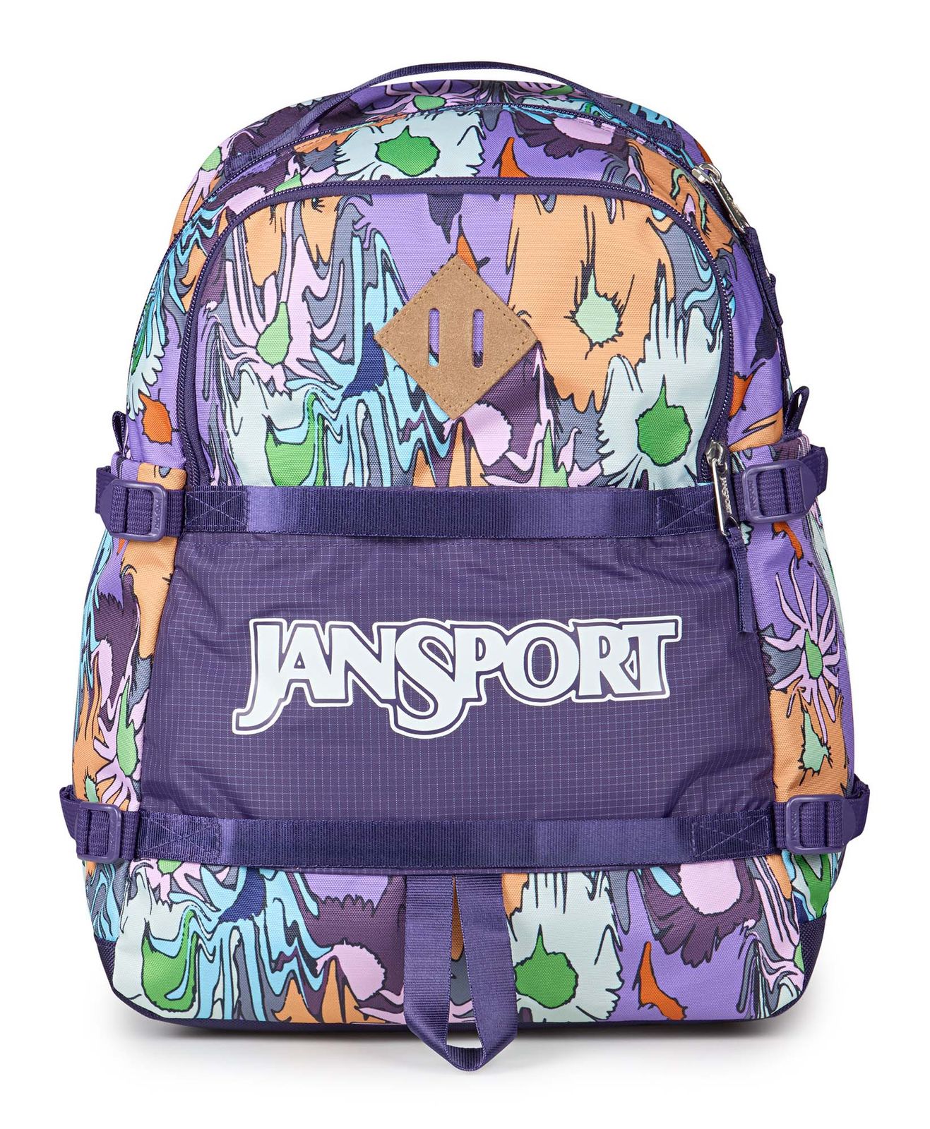JanSport Seattle Pack Backpack S Melted Blooms Yellow