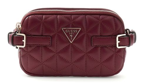 GUESS Paisleigh Mini Camera Bag Burgundy