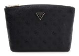 GUESS Wilder Top Zip Cosmetic Bag XL Black