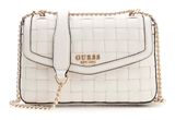 GUESS Sandy Convertible Xbody Flap Bag Cream White
