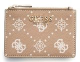 GUESS Carrie Logo SLG Credit Card Case Biscotti Logo