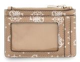 GUESS Carrie Logo SLG Credit Card Case Biscotti Logo