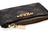 GUESS Carrie Logo SLG Credit Card Case Espresso Logo