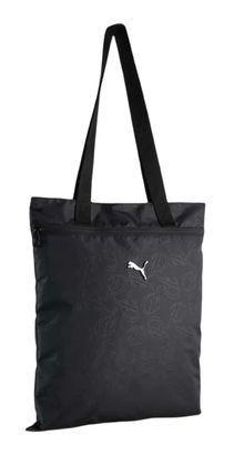 PUMA Pop Tote Puma Black - Puma Script AOP
