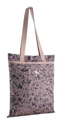 PUMA Pop Tote Sandstone - Animal AOP