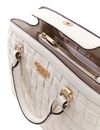 GUESS Sandy Girlfriend Satchel Cream White GUESS Sandy Girlfriend Satchel Cream White