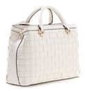 GUESS Sandy Girlfriend Satchel Cream White GUESS Sandy Girlfriend Satchel Cream White