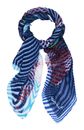 Desigual Bluestrip Rectangle Foulard Blue Water