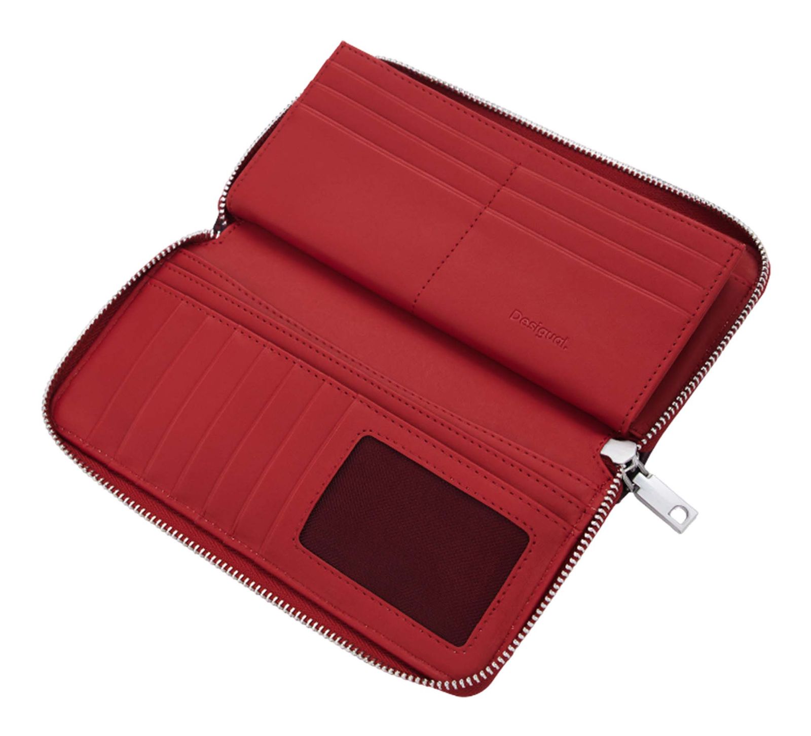 Desigual Mone Glow Red Fiona Wallet Carmine Desigual Mone Glow Red Fiona Wallet Carmine