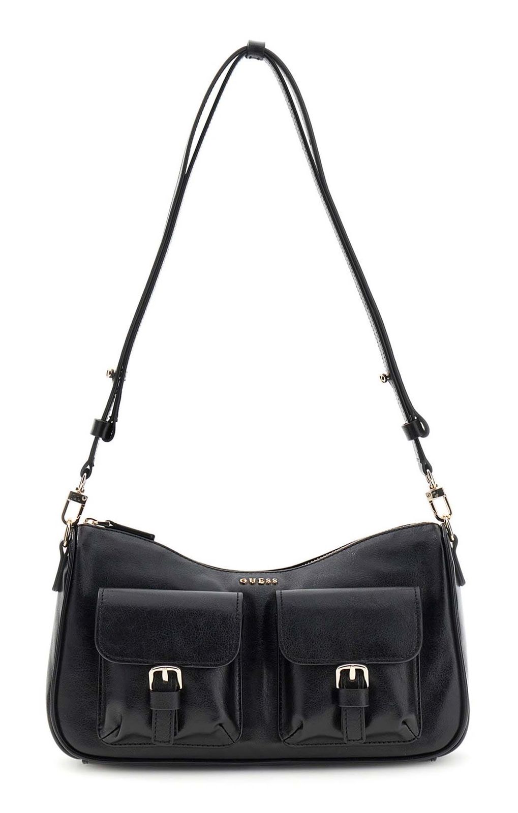 GUESS Kassie Convertible Shoulder Bag Black