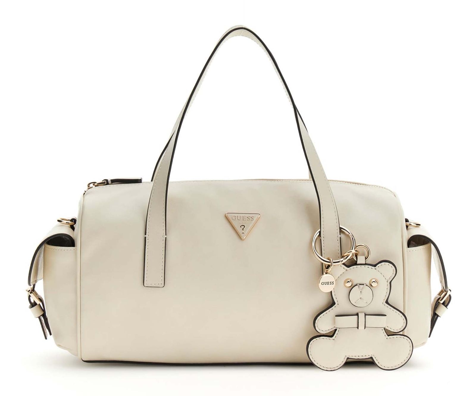 GUESS Kassie Box Satchel S Cream White