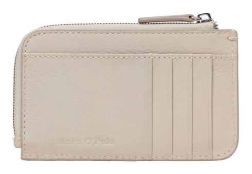 Marc O'Polo Florica Leather Zip Wallet Grey Silk