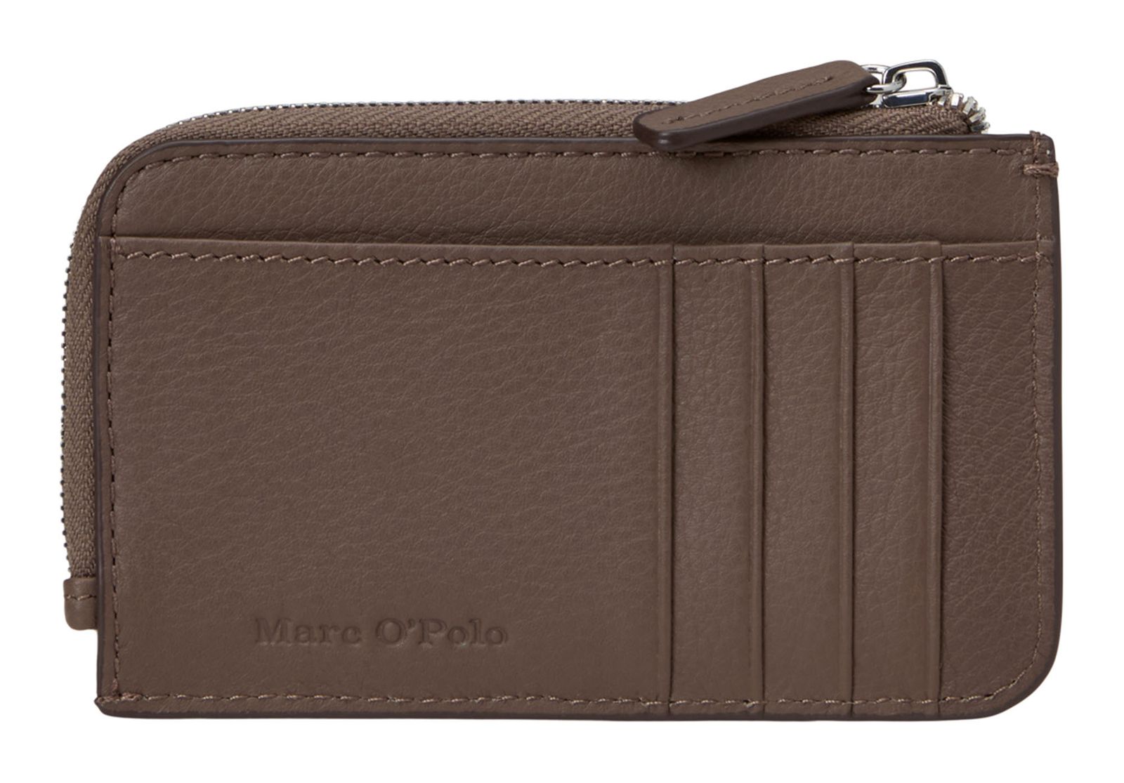 Marc O'Polo Florica Leather Zip Wallet Faded Brown