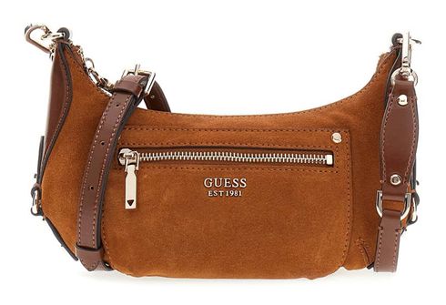 GUESS Marsha Mini Crossbody Bag Cognac