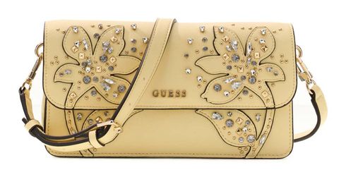 GUESS Sadie Flap Shoulder Bag Yellow