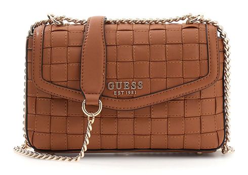 GUESS Sandy Convertible Xbody Flap Bag Caramel