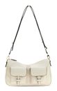 GUESS Kassie Convertible Shoulder Bag Cream White