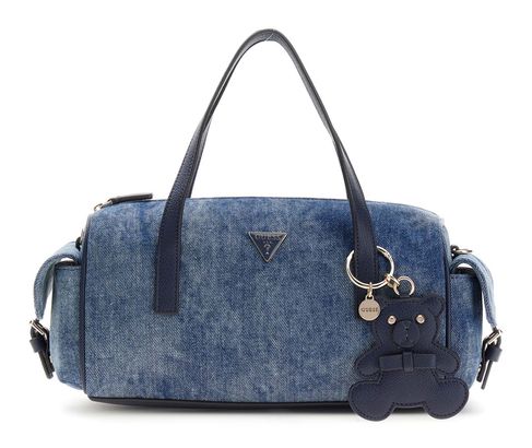 GUESS Kassie Box Satchel S Denim