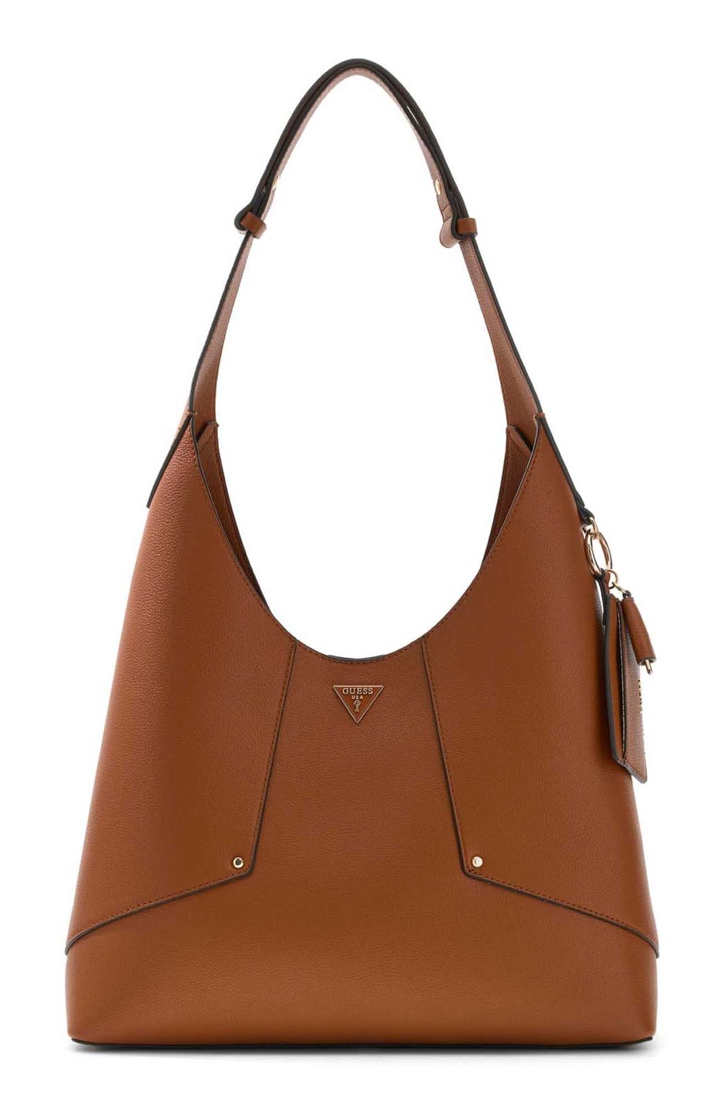 GUESS Darcy Hobo Bag Cognac GUESS Darcy Hobo Bag Cognac