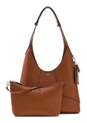 GUESS Darcy Hobo Bag Cognac