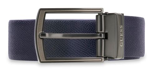 GUESS Adjustable & Reversible Belt H35 W115 Blue Navy - kürzbar