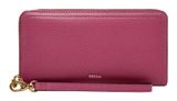 FOSSIL Logan RFID Zip Around Clutch Infinite Pink