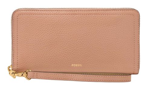 FOSSIL Logan RFID Zip Around Clutch Tranquil