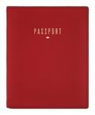 FOSSIL Travel RFID Passport Case Garnet
